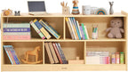 Large Toy Storage Organiser 2-Shelf Montessori Bookshelf
