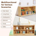 Large Toy Storage Organiser 2-Shelf Montessori Bookshelf