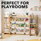 Large Toy Storage Organiser 9 Shelves 9 Bins