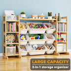 Large Toy Storage Organiser 9 Shelves 9 Bins