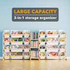 Large Toy Storage Organiser with 24 Bins
