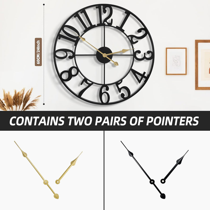 Large Wall Clock Oversized Modern