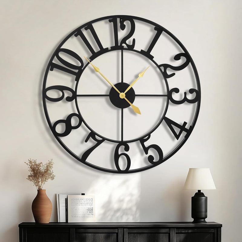 Large Wall Clock Oversized Modern