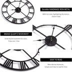 Large Wall Clock Oversized Modern