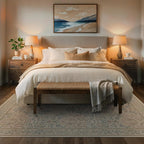 Vintage Runner Washable Non-Slip Carpet Bedroom
