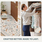 Vintage Runner Washable Non-Slip Carpet Bedroom