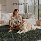 Vintage Runner Washable Non-Slip Carpet Bedroom