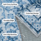 Vintage Runner Washable Non-Slip Carpet Bedroom