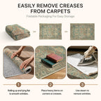 Vintage Runner Washable Non-Slip Carpet Bedroom