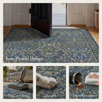 Vintage Runner Washable Non-Slip Carpet Bedroom