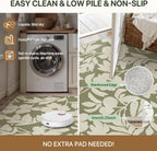Vintage Runner Washable Non-Slip Carpet Bedroom