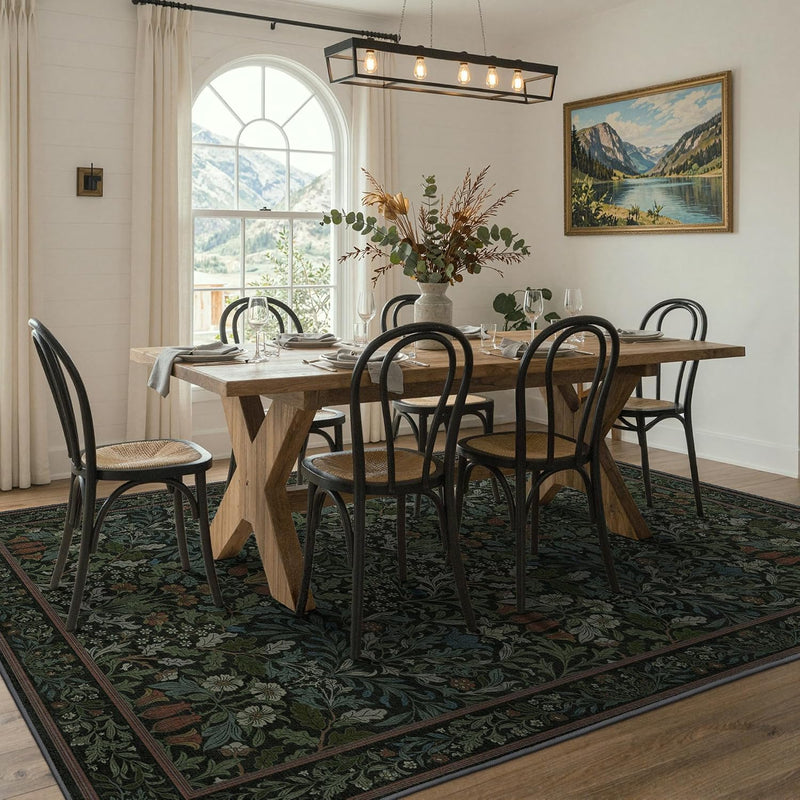 Vintage Runner Washable Non-Slip Carpet Bedroom