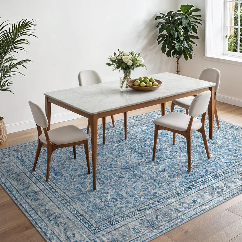 Vintage Runner Washable Non-Slip Carpet Bedroom