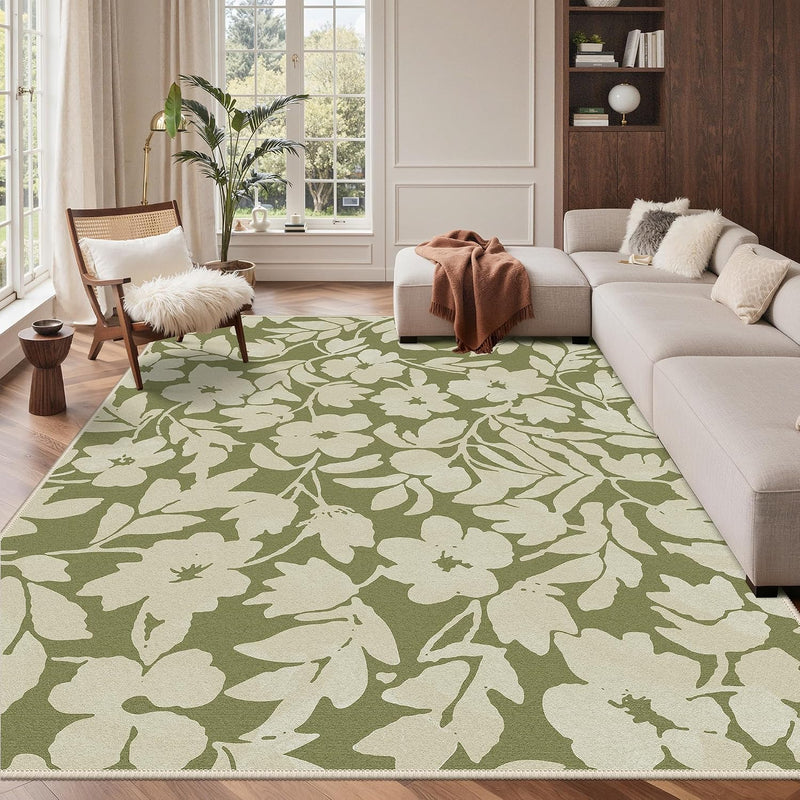 Vintage Runner Washable Non-Slip Carpet Bedroom