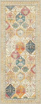 Vintage Runner Washable Non-Slip Carpet Bedroom