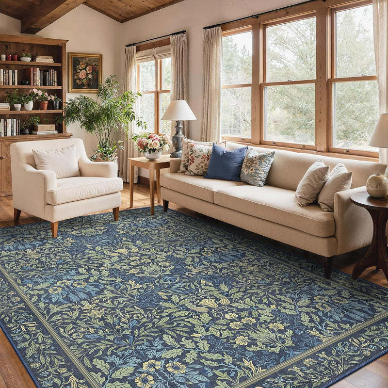 Vintage Runner Washable Non-Slip Carpet Bedroom