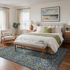 Vintage Runner Washable Non-Slip Carpet Bedroom