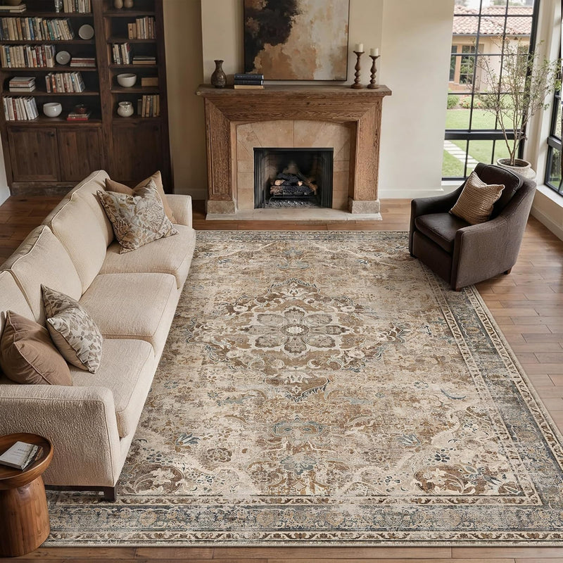 Large Washable Rugs for Living Room Extra