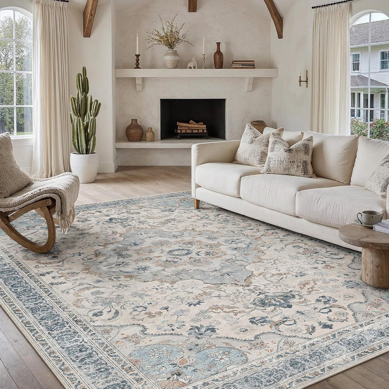 Large Washable Rugs for Living Room Extra