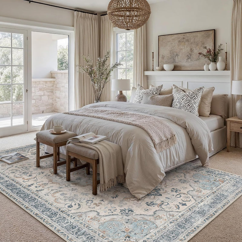 Large Washable Rugs for Living Room Extra