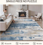 Large Washable Rugs Living Room Abstract Area