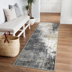 Large Washable Rugs Living Room Abstract Area