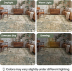 Large Washable Rugs Living Room Abstract Area