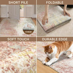 Large Washable Rugs Living Room Abstract Area