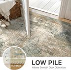 Large Washable Rugs Living Room Abstract Area