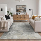 Large Washable Rugs Living Room Abstract Area