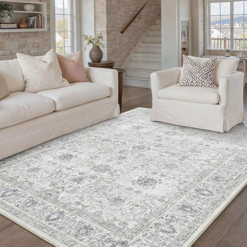 Large Washable Rugs Living Room Vintage Area