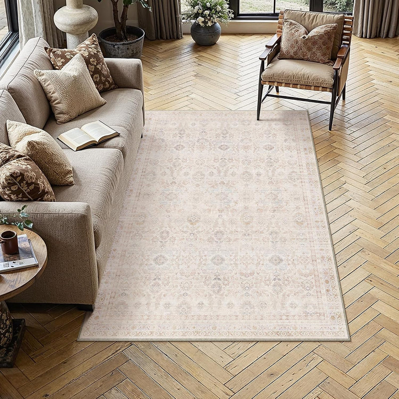 Large Washable Rugs Living Room Vintage Area