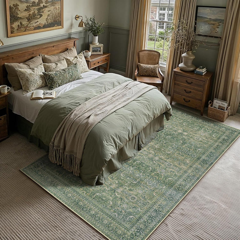 Large Washable Rugs Living Room Vintage Area