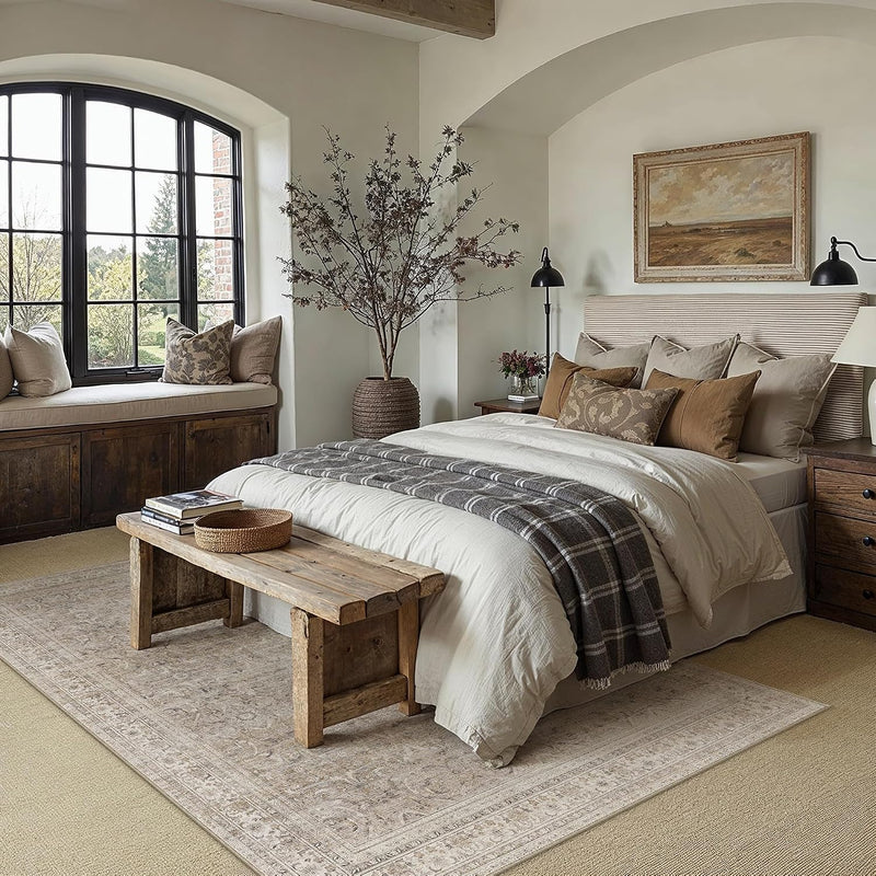 Large Washable Rugs Living Room Vintage Area