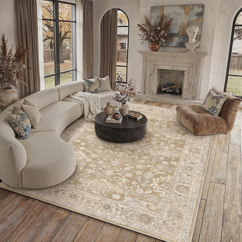Large Washable Rugs Living Room Vintage Area