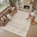 Large Washable Rugs Living Room Vintage Area