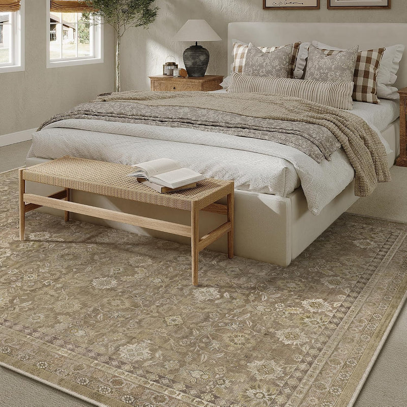 Large Washable Rugs Living Room Vintage Area