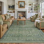Large Washable Rugs Living Room Vintage Area