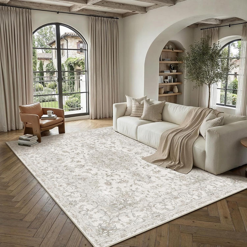 Large Washable Rugs Living Room Vintage Area