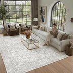 Large Washable Rugs Living Room Vintage Area