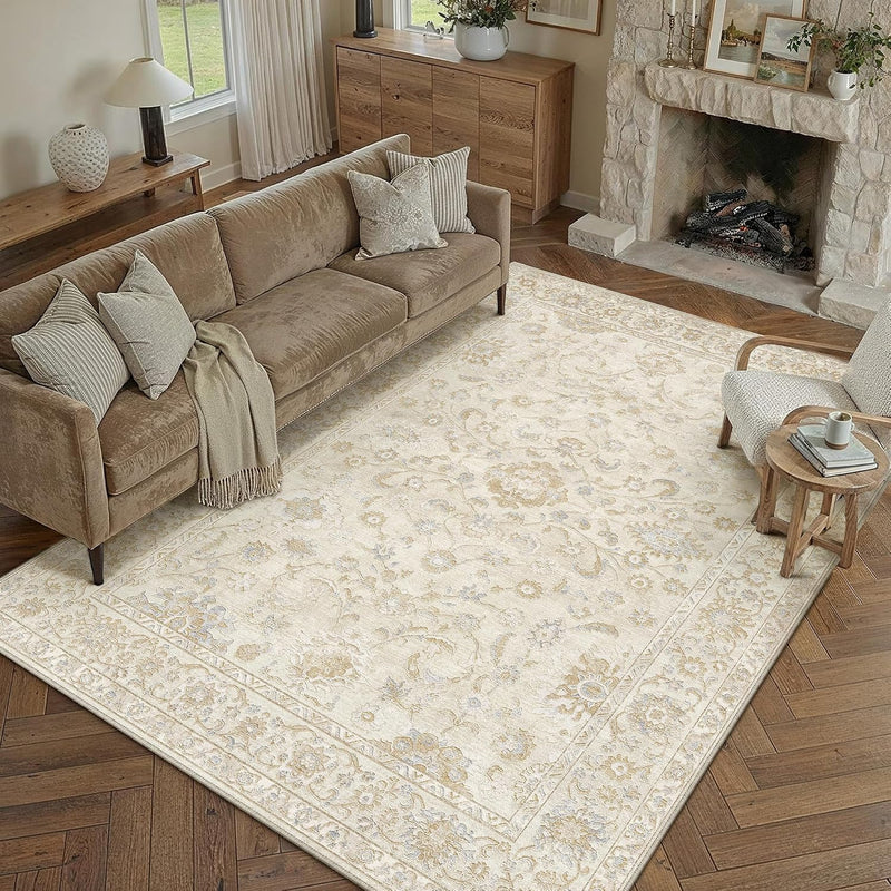 Large Washable Rugs Living Room Vintage Area
