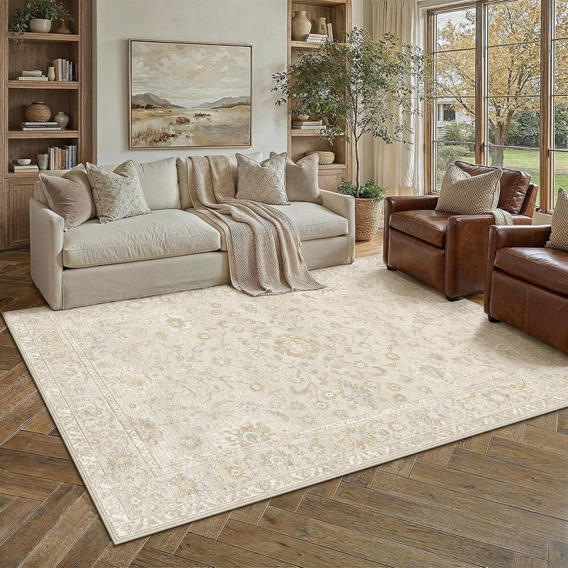 Large Washable Rugs Living Room Vintage Area