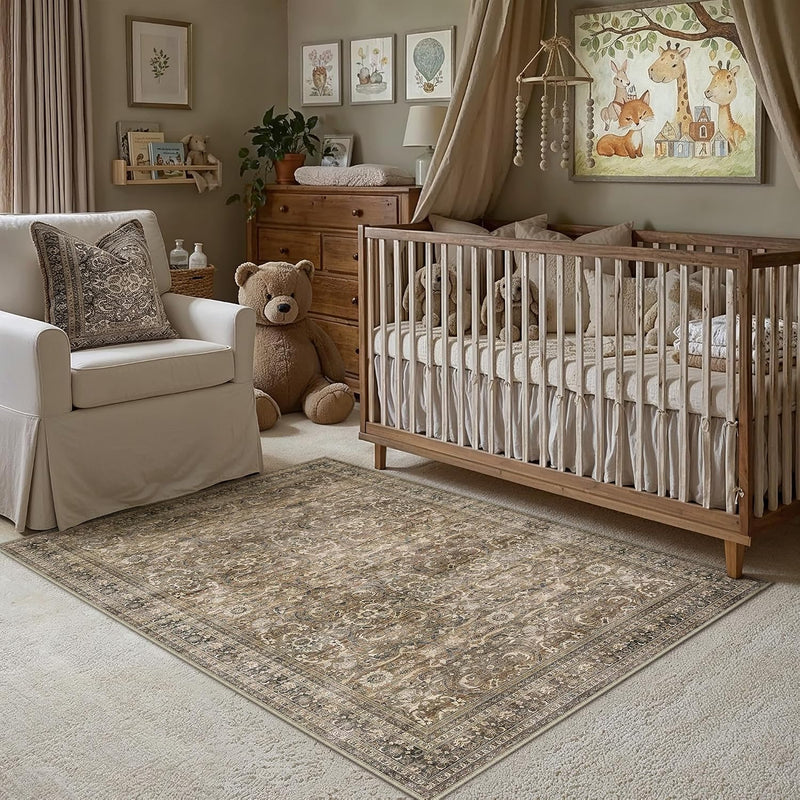 Large Washable Rugs Living Room Vintage Area