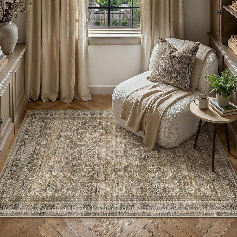 Large Washable Rugs Living Room Vintage Area