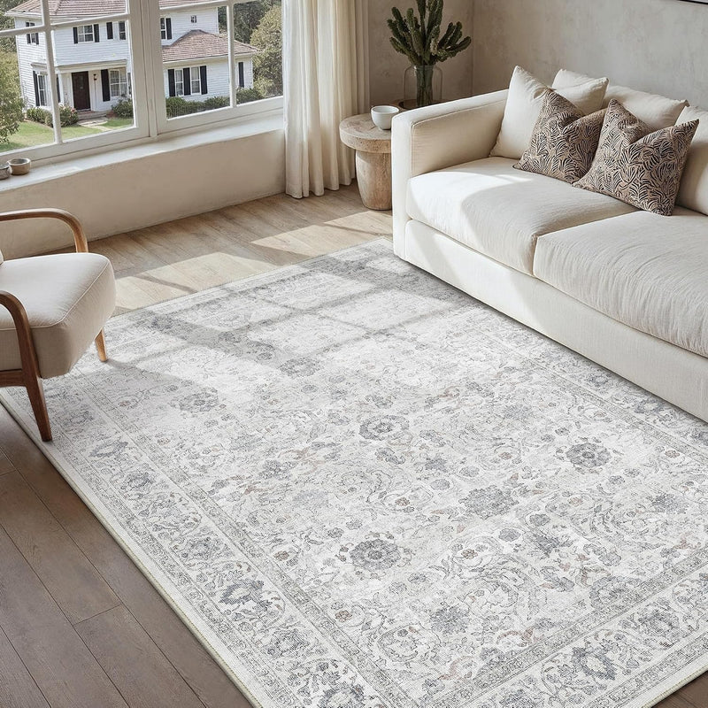 Large Washable Rugs Living Room Vintage Area