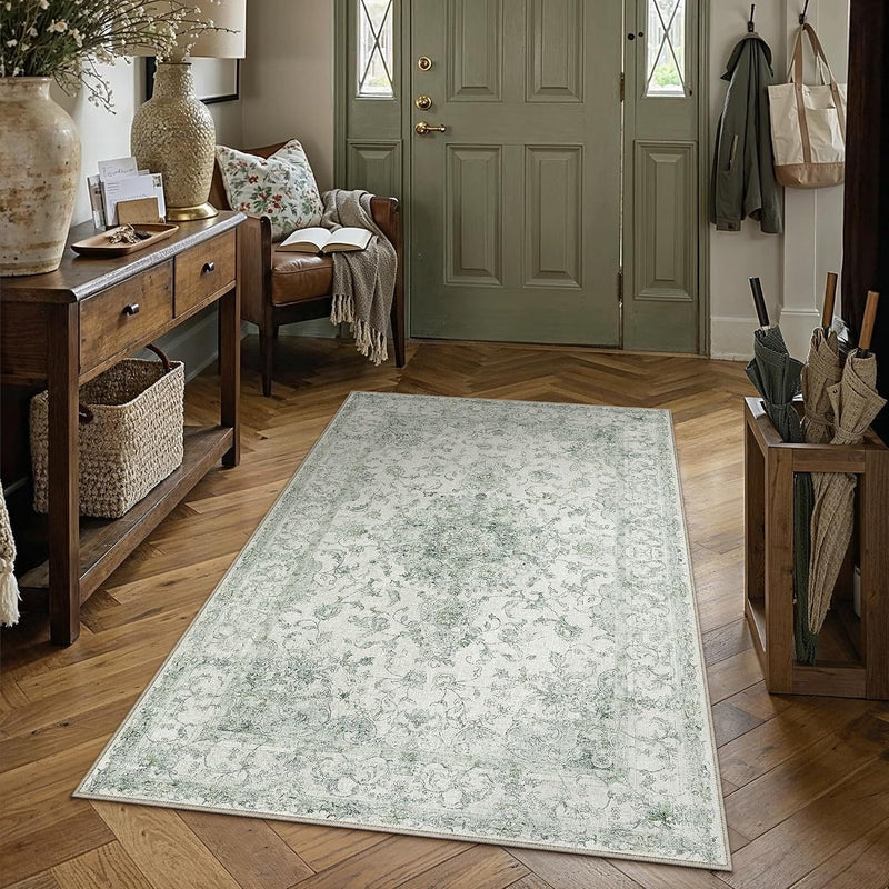 Large Washable Rugs Living Room Vintage Area