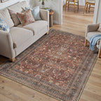 Large Washable Rugs Living Room Vintage Area