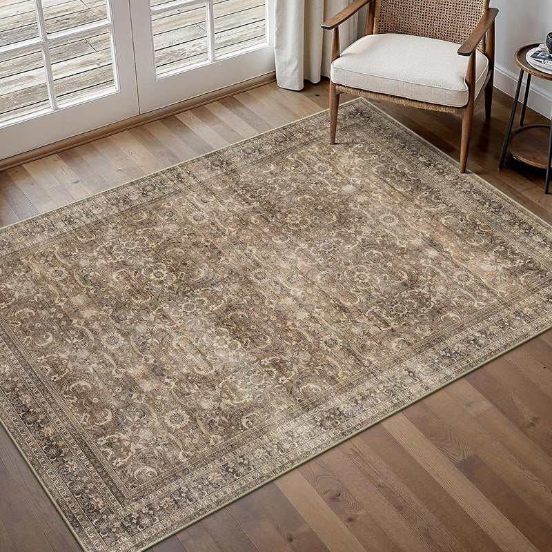 Large Washable Rugs Living Room Vintage Area