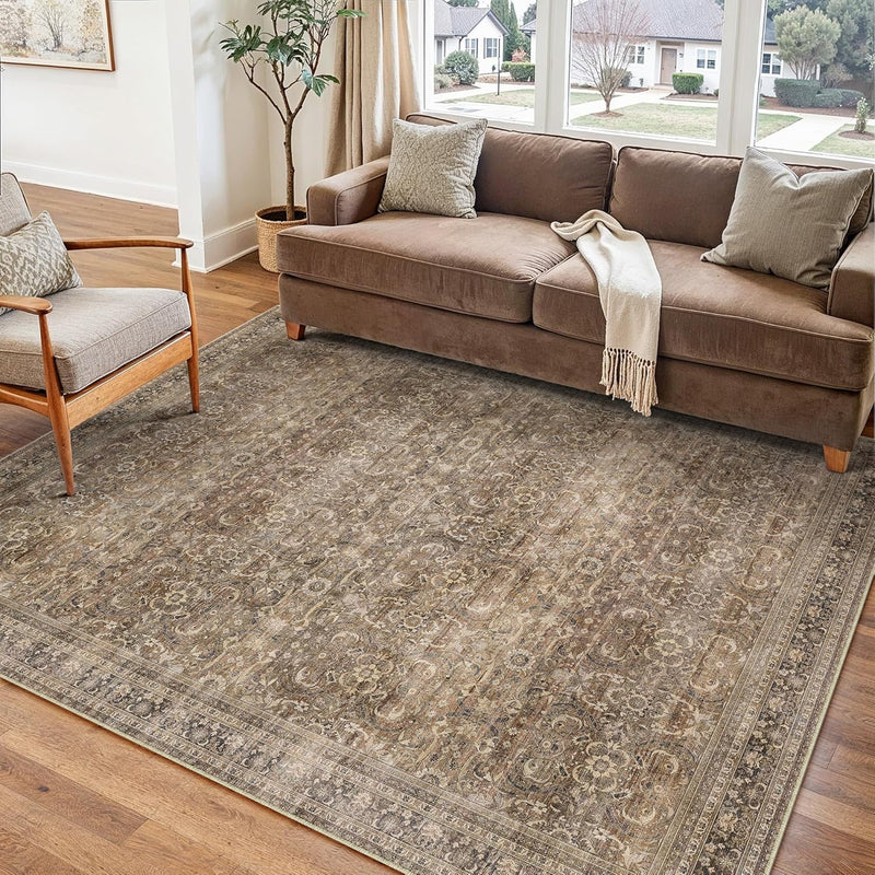 Large Washable Rugs Living Room Vintage Area