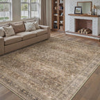 Large Washable Rugs Living Room Vintage Area